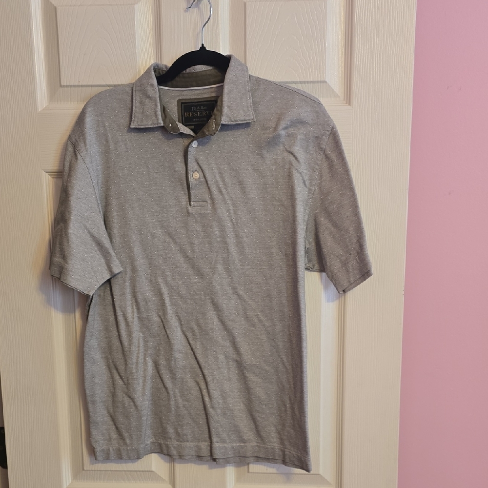 Jos. A. Bank Reserve Men's Gray Polo Shirt‎
